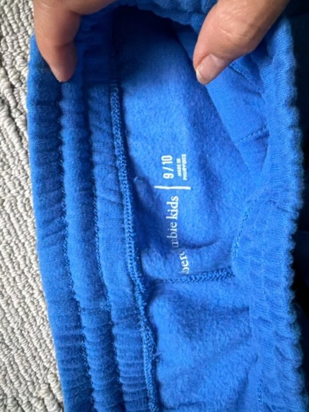 Blue Abercrombie Sweatpant Joggers